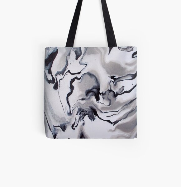 Mystical monochrome All Over Print Tote Bag