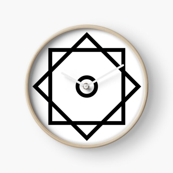 Arabic Star of Rub El Hizb ۞ Logo Faith no More Clock