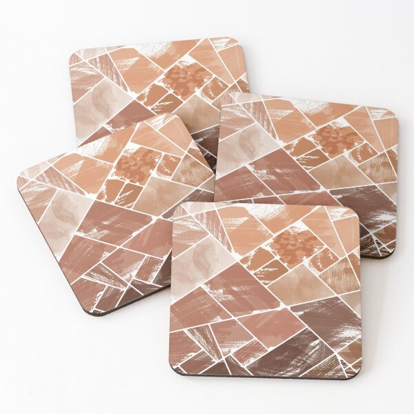 Item preview, Rusted Sepia Geode, Stained glass mosaic designed and sold by NoaaDesign.