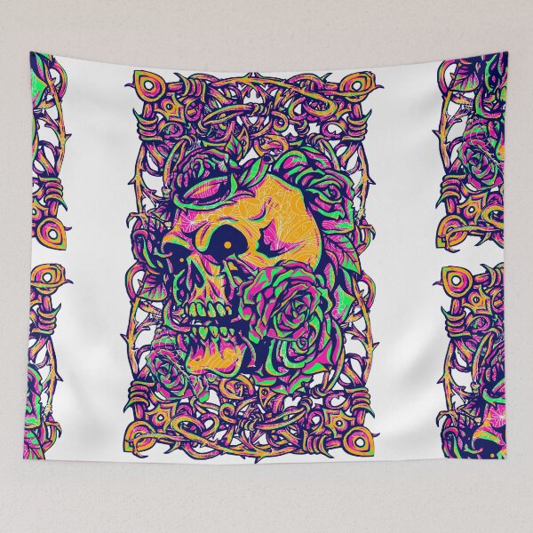 Item preview, FLORAL Skull  designed and sold by Nora Gad.