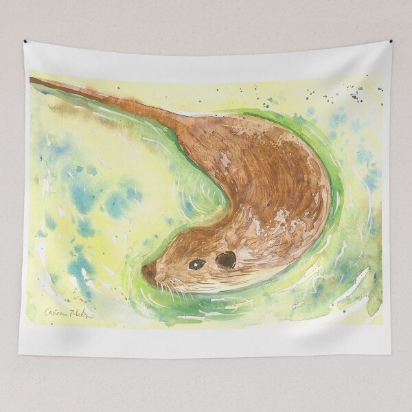 Item preview, Swimming Otter designed and sold by Casimirasart.