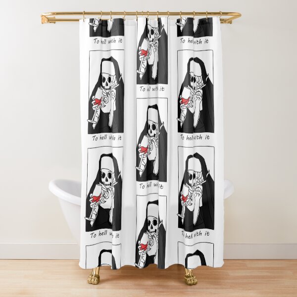 Item preview, To hell with it - Nun Sister Of Evil  designed and sold by therealsadpanda.