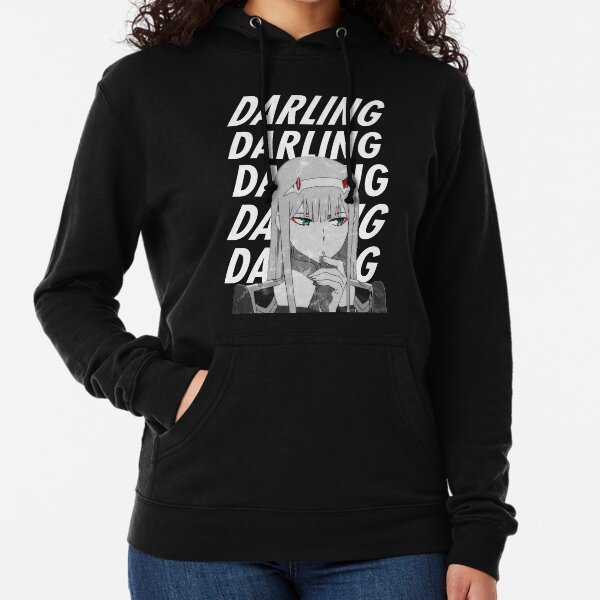 Zero Two "Liebling" Liebling im FranXX Leichter Hoodie