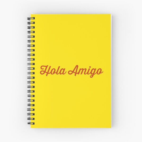 Aperçu de l'œuvre Hola Amigo, Bonjour ami en espagnol créée et vendue par mstfcntrk.