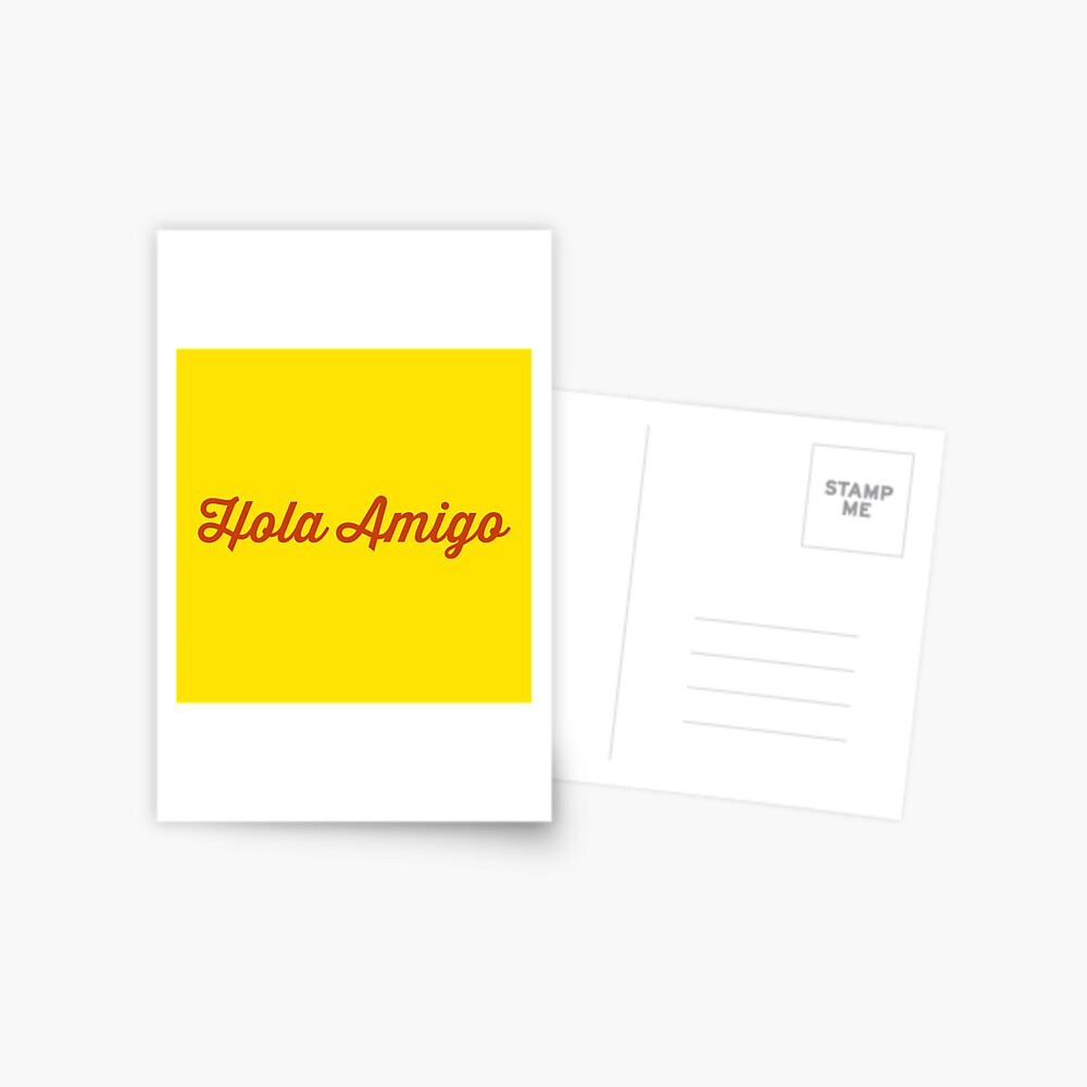 Hola Amigo Christmas Gift Card