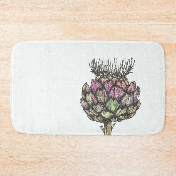 Item preview, Globe Artichoke in Bloom designed and sold by SerenSketches.