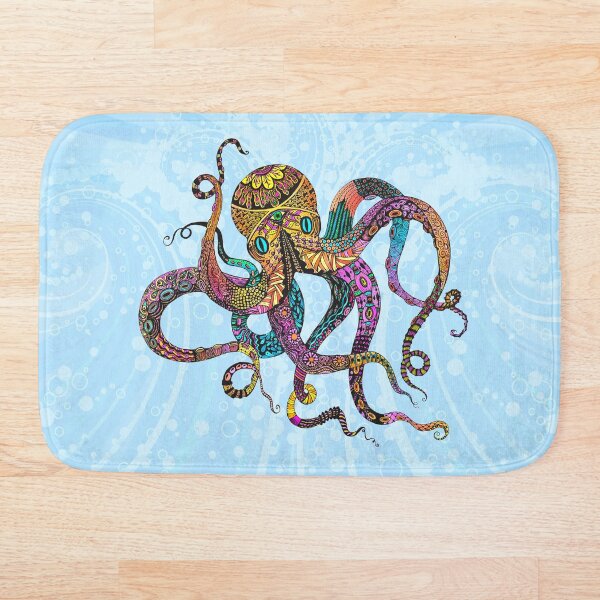 Electric Octopus Bath Mat