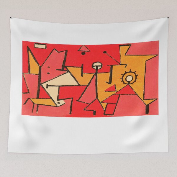 Item preview, Paul Klee Art t-shirt Heat 1940 designed and sold by AvantGardeArt52.