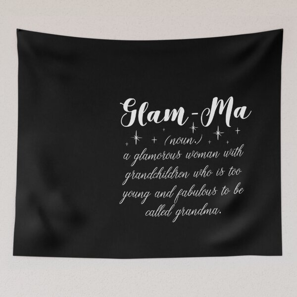 Aperçu de l'œuvre Glam-Ma - - Glam-ma, Glam ma cadeau pour grand-mère, grand-mère mignonne grand-mère nana, FT54 créée et vendue par MentDesigns.