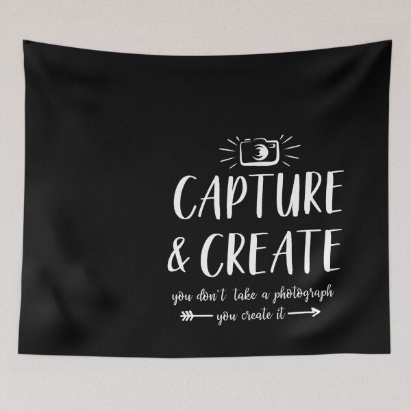Item preview, Capture and Create - - photographer photographer premium gift for photographer, FT55 designed and sold by MentDesigns.