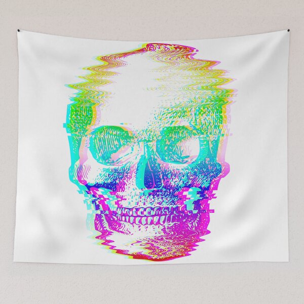 Item preview, Copy of Glitchy Skull-Neon Version designed and sold by typoedheart.