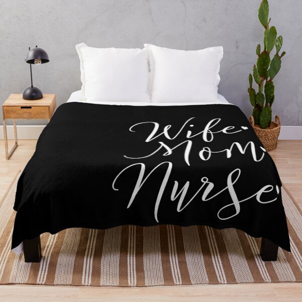 Item preview, Wife Mom Nurse - - wife mom nurse cute nurse cute mom gift for nurse, FT59 designed and sold by MentDesigns.