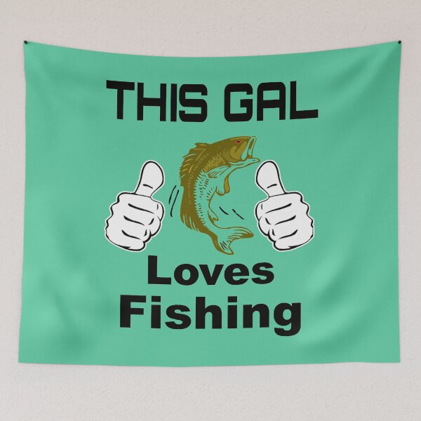 Item preview, This Gal Loves Fishing designed and sold by CharJens.
