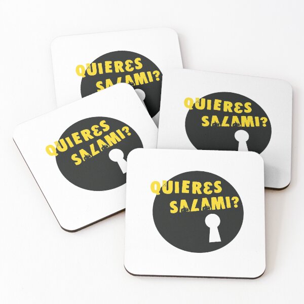 Item preview, ¿Quieres Salami? Diseño Blanco designed and sold by TheTarotShop.