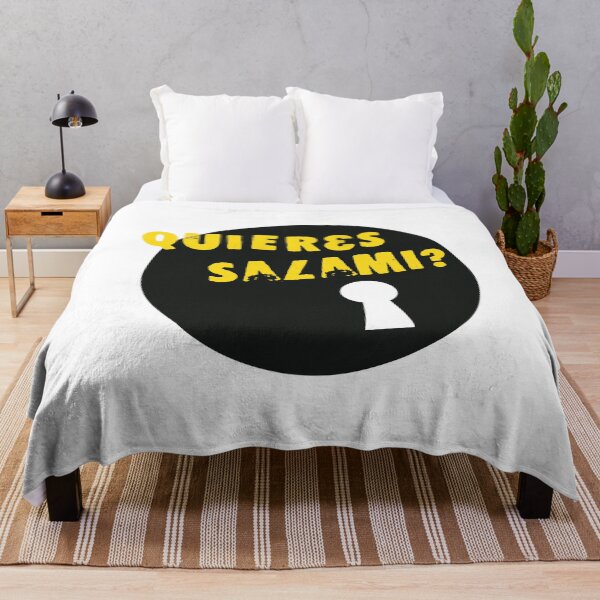 Item preview, ¿Quieres Salami? Diseño Blanco designed and sold by TheTarotShop.