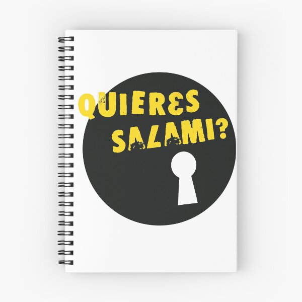 Item preview, ¿Quieres Salami? Diseño Blanco designed and sold by TheTarotShop.