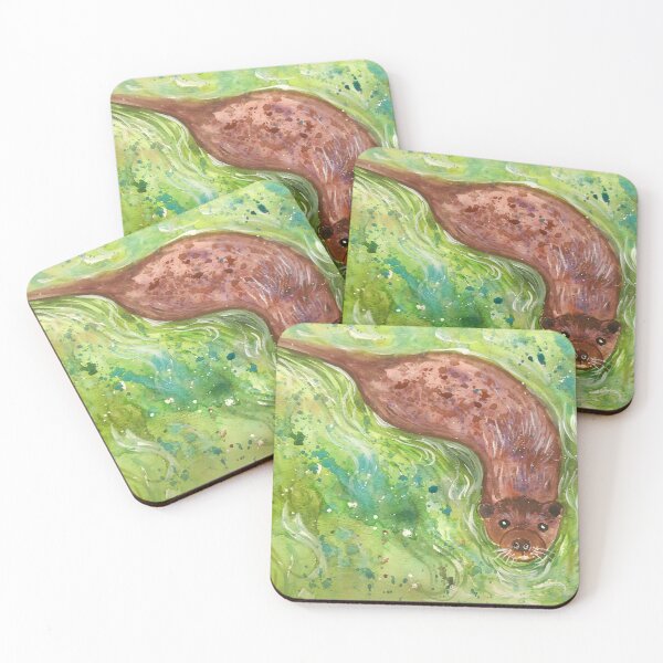 Item preview, Swimming Otter designed and sold by Casimirasart.