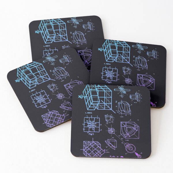 Item preview, Azul Rubiks Cube 3x3 Patent Neon designed and sold by jamboi.