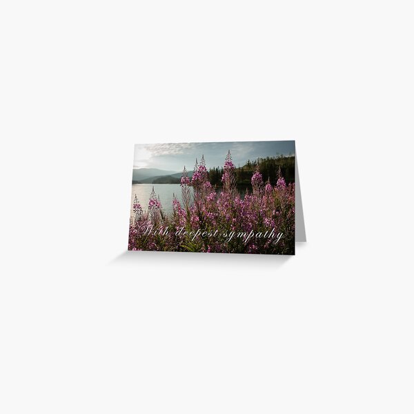 With deepest sympathy Greeting Card