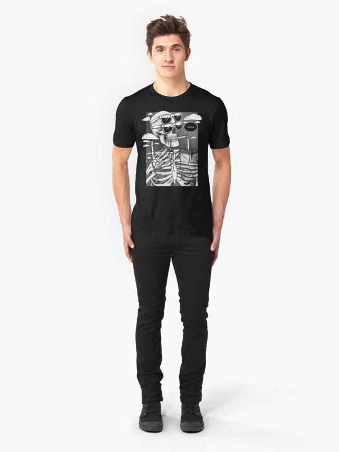 Alternate view of Noice Skeleton Slim Fit T-Shirt