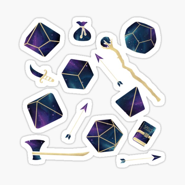 Dice & Damage Sticker
