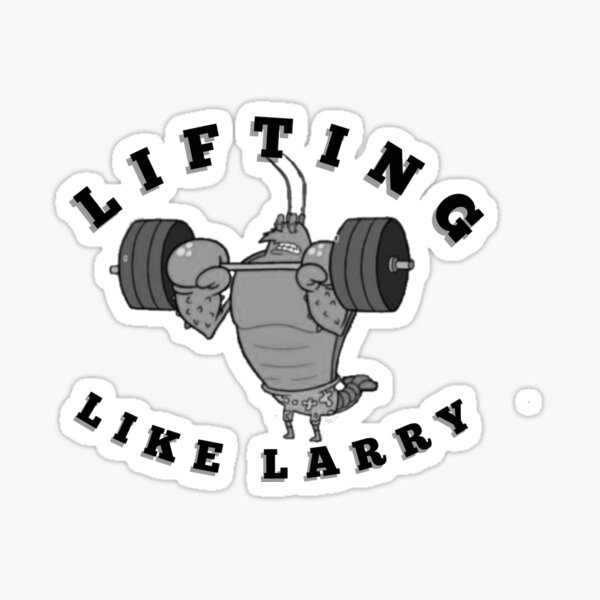 Lifting Like Larry Sticker
