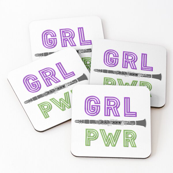 Item preview, (Girl Power) GRL PWR - Clarinet designed and sold by BandMomDesigns.