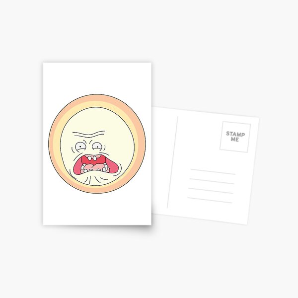 Screaming Sun Postcard