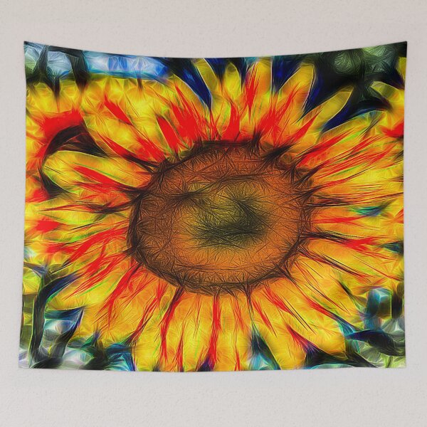 Item preview, Kaleidoscope Sunflower Art designed and sold by Londonimages.