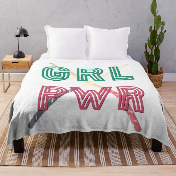 Artikelvorschau, (Girl Power) GRL PWR - Drumsticks entworfen und verkauft von BandMomDesigns.