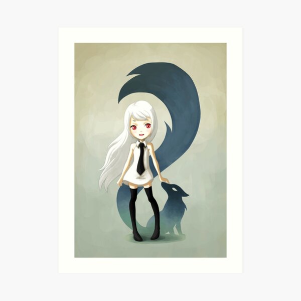 Fox Daemon Art Print
