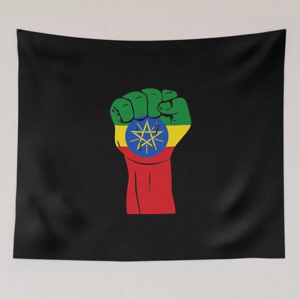 Item preview, RAISED FIST ETHIOPIA designed and sold by NattyWear.