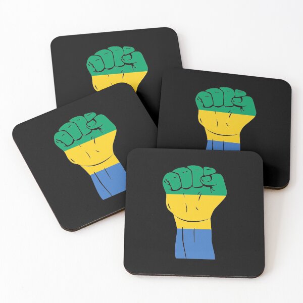 Item preview, RAISED FIST GABON designed and sold by NattyWear.