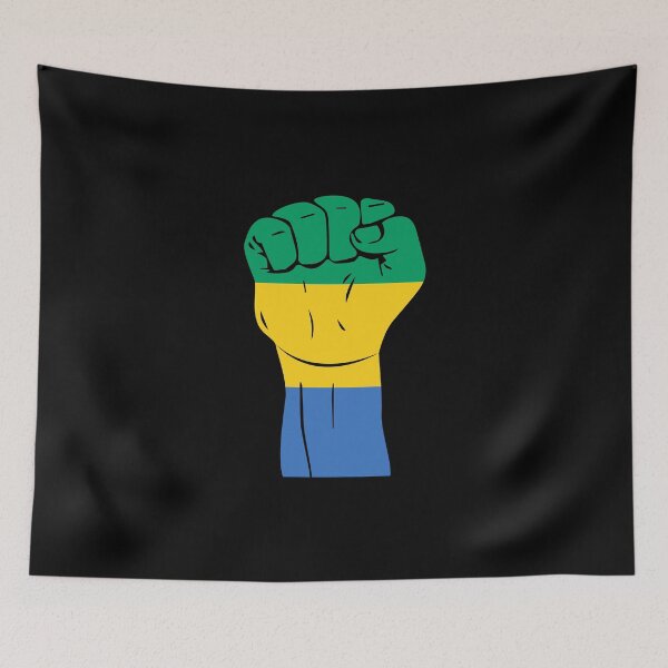 Item preview, RAISED FIST GABON designed and sold by NattyWear.