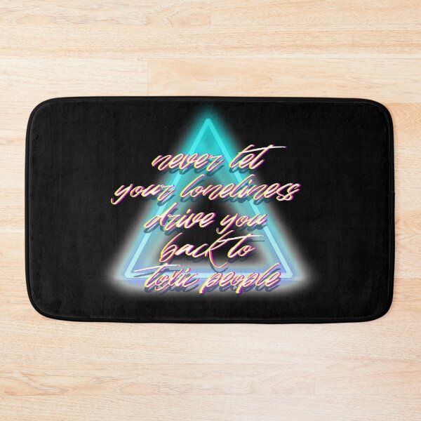 Item preview, Never let your loneliness drive you back to toxic people.  designed and sold by mensijazavcevic.