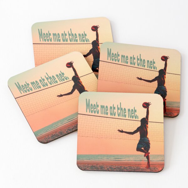 Item preview, Volleyball Meet me At The Net designed and sold by mwagie.
