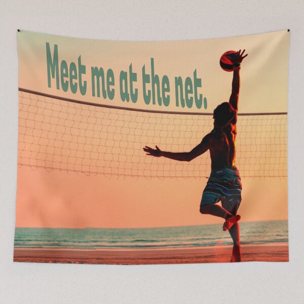 Item preview, Volleyball Meet me At The Net designed and sold by mwagie.