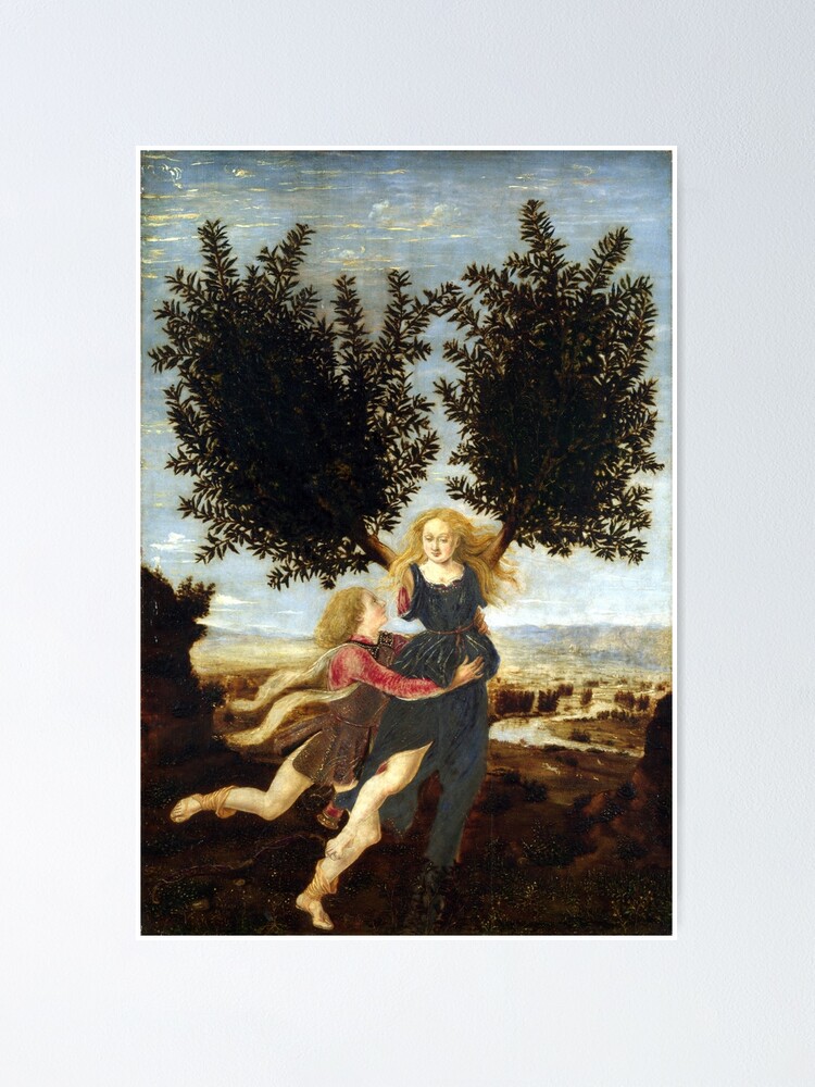 "Piero Del Pollaiolo Apollo And Daphne" Poster By Pdgraphics | Redbubble