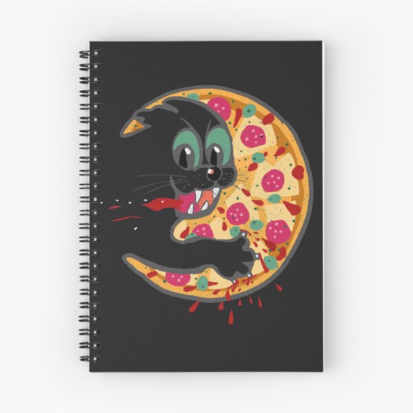 Item preview, Funny Retro Cat Attacking Pepperoni Pizza designed and sold by Desha001.