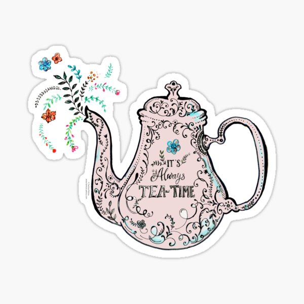 Tea Time. Sticker
