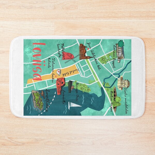 Item preview, Map of Loviisa designed and sold by Titta Lindström.