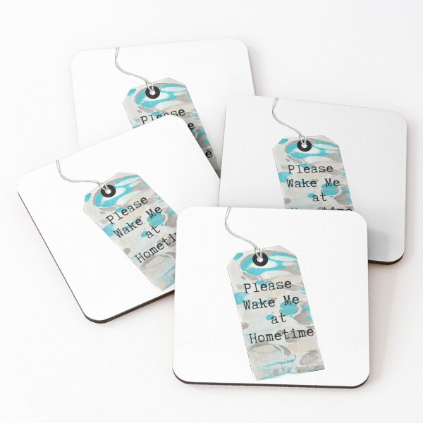 Item preview, MarbledTag : Please Wake Me at Hometime designed and sold by MarbleCloud.