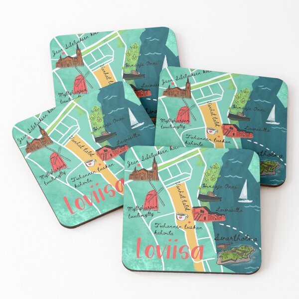 Item preview, Map of Loviisa designed and sold by Titta Lindström.