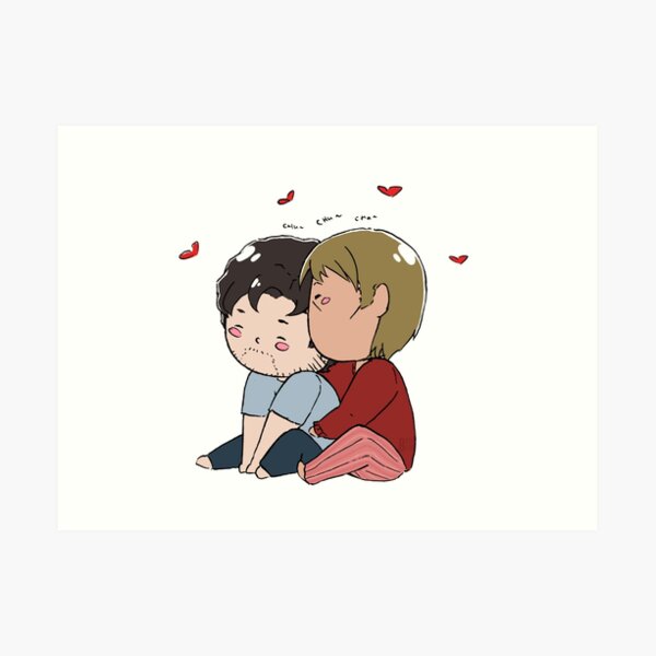 Tiny Cuddly Hannigram Art Print