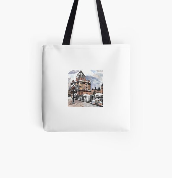 Unique collage of Oxford University Radcliffe Camera All Over Print Tote Bag