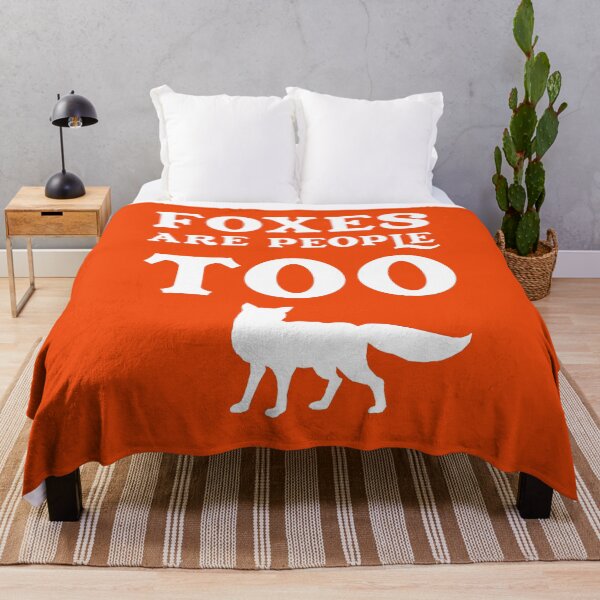 Item preview, Foxes Are People Too Cute Fox Silhouette designed and sold by DirtyOnion.