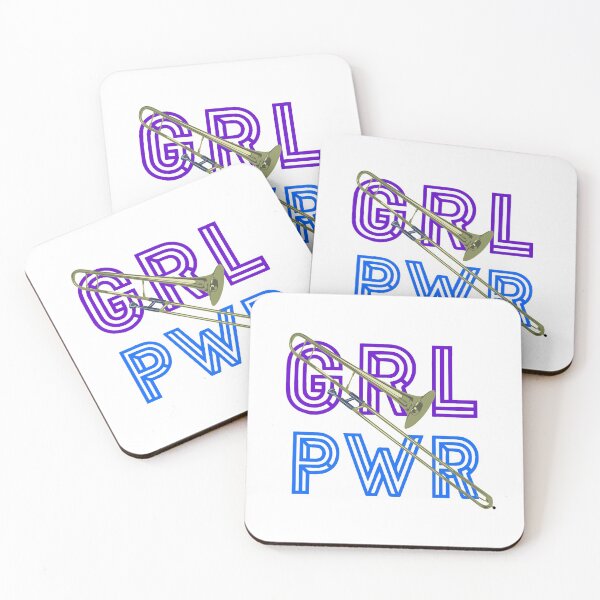 Item preview, (Girl Power) GRL PWR - Trombone designed and sold by BandMomDesigns.