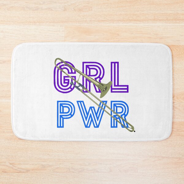 Item preview, (Girl Power) GRL PWR - Trombone designed and sold by BandMomDesigns.
