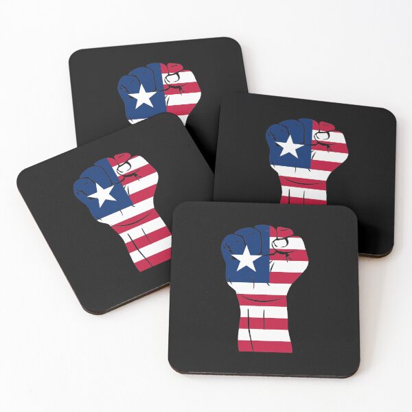 Item preview, RAISED FIST LIBERIA designed and sold by NattyWear.