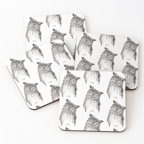 Item preview, Owl Watercolour designed and sold by J3ssv1olet.